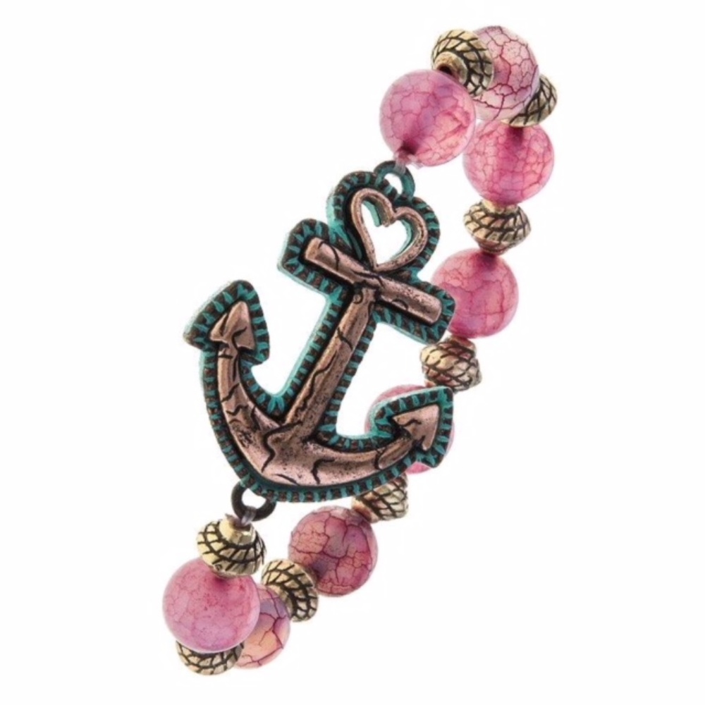 Nautical Semi Precious Stone Bracelet - Picture 2 of 2